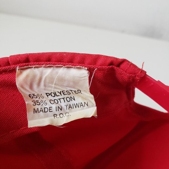 VINTAGE Akzo Sikkens Hat Cap Snap Back Red Rope Chemicals Auto Paint Preowned - Picture 10 of 11